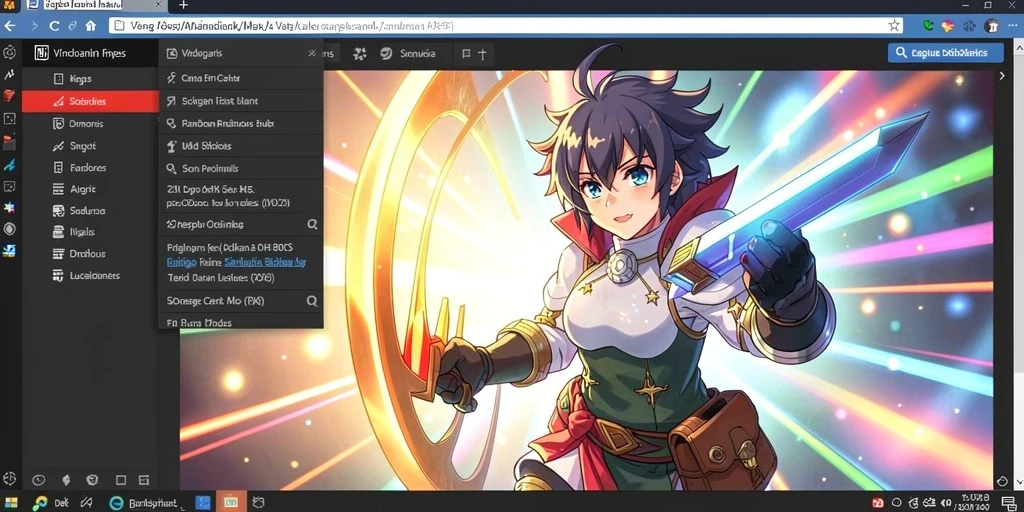 Screenshot menunjukkan tampilan antarmuka yang menarik dan mudah dinavigasi.