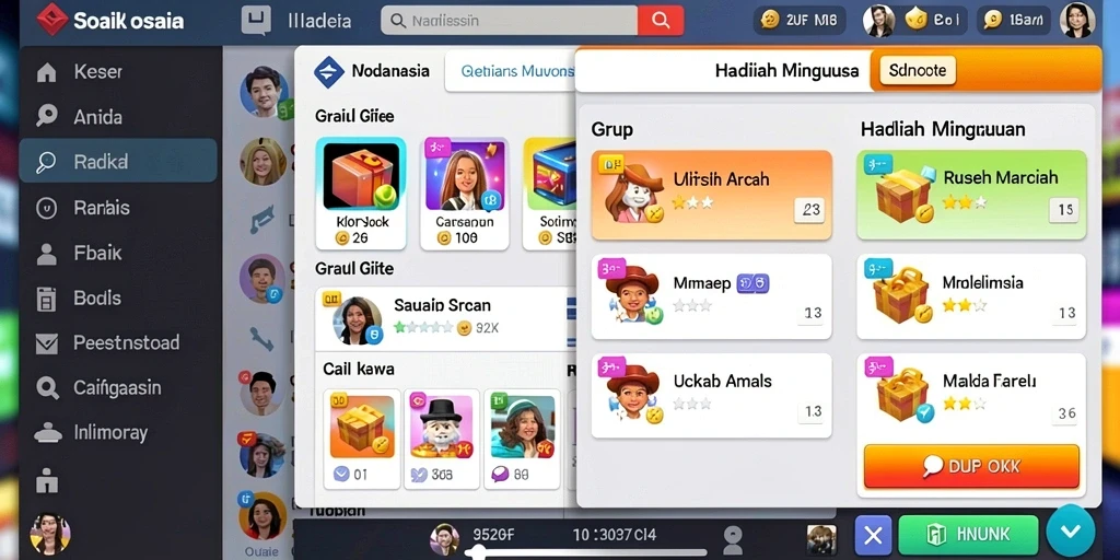 Tampilan antarmuka yang user-friendly.