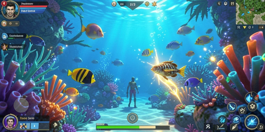 Tampilan awal game yang menarik dan intuitif.