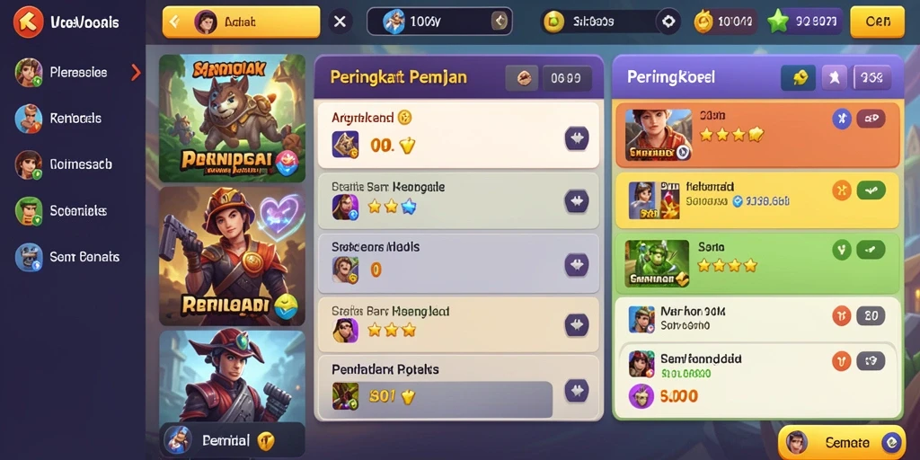 Tangkapan layar pertama menampilkan karakter utama dalam aksi.