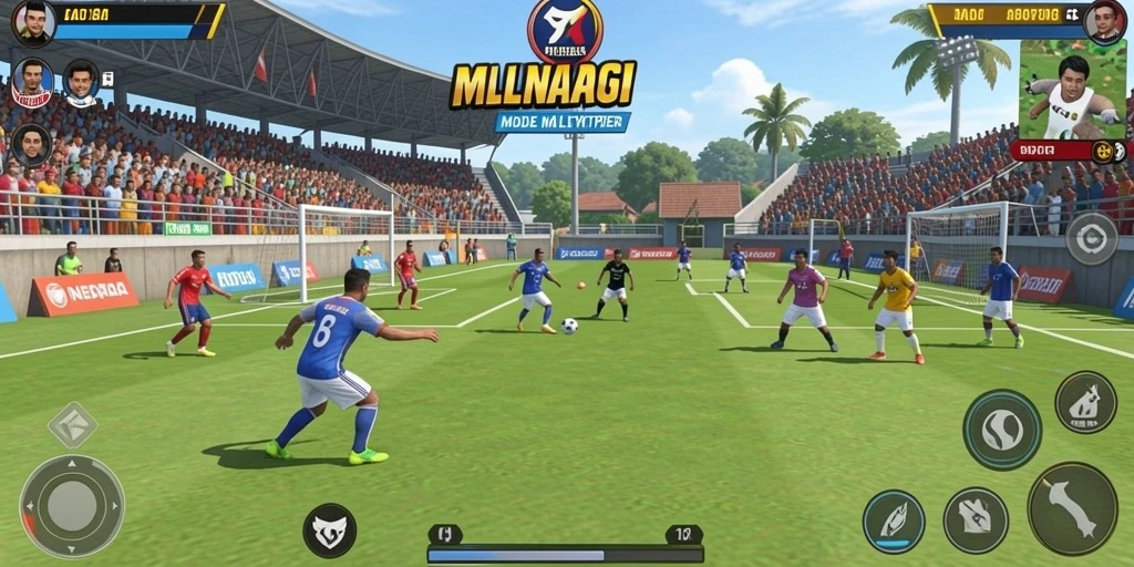Tangkapan layar menampilkan grafis yang menakjubkan di dunia fantasi.