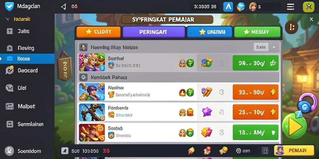 Tampilan antarmuka yang user-friendly dan menawan.