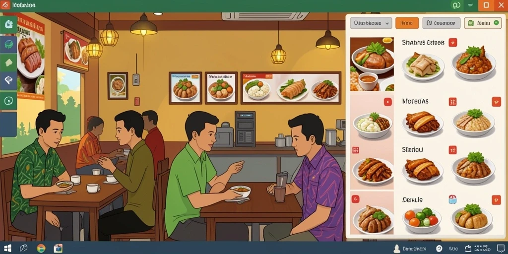 Tampilan menu utama LUCKYRP yang menarik dan ramah pengguna.