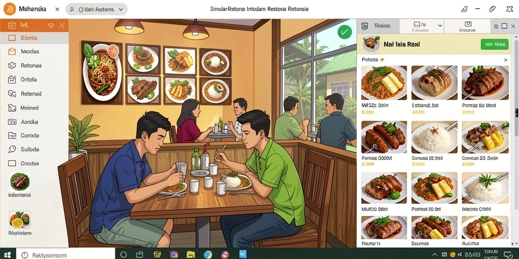 Tampilan antarmuka yang menarik dan mudah digunakan.