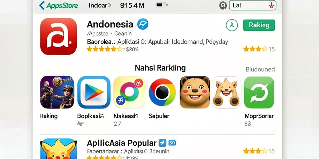 Layar utama yang menampilkan berbagai pilihan permainan slot.