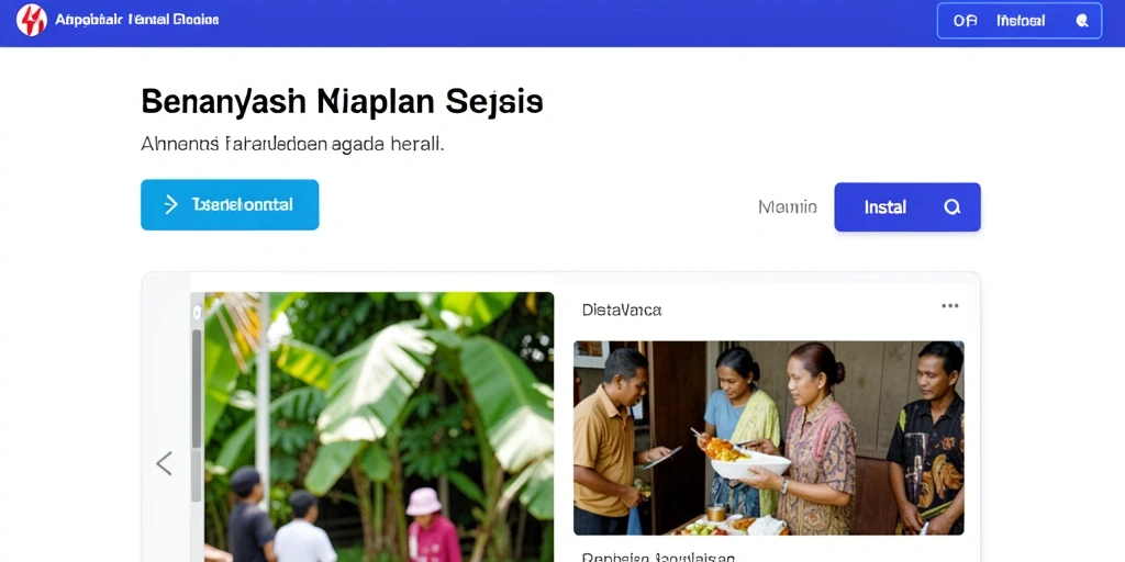 Tampilan antarmuka yang user-friendly dan menarik.