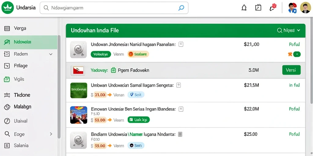 Tampilan utama permainan dengan karakter pilihan.